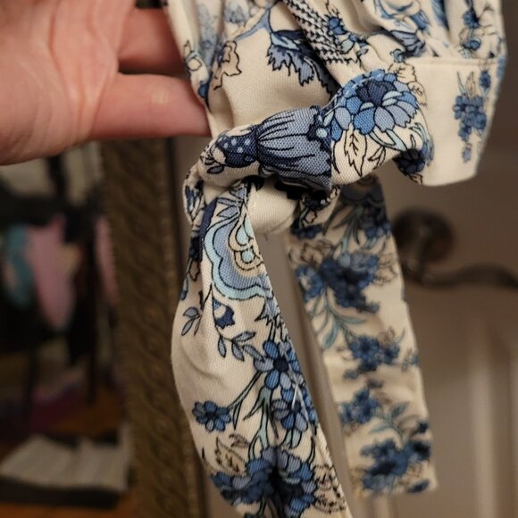 💎NWOT H&M Blue Shades/White Paisley Tunic Dress - Picture 4 of 8